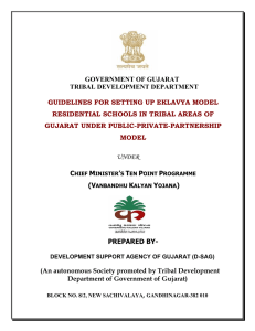 government of gujarat tribal development department