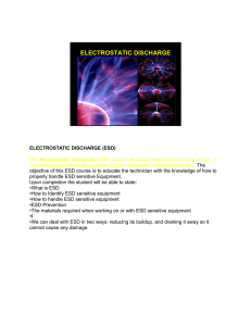 ELECTROSTATIC DISCHARGE