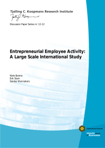 Entrepreneurial Employee Activity: A Large Scale International Study