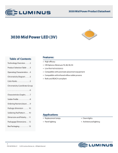 3030 Mid Power LED (3V)