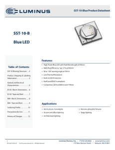 SST-10-B Blue LED - Mouser Electronics