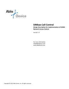 SIMbae Call Control