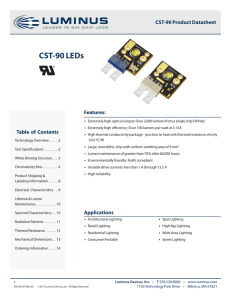 CST-90 LEDs