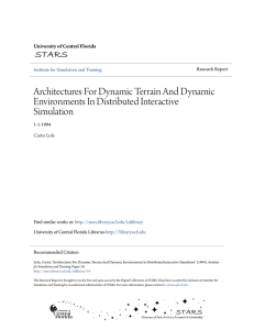 Architectures For Dynamic Terrain And Dynamic