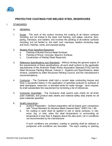 Protective Coatings for Welded Steel Reservoirs