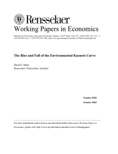 The Rise and Fall of the Environmental Kuznets Curve