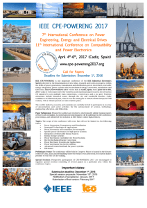 Call for Papers - ieee cpe