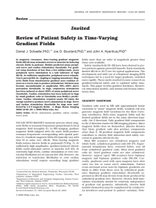 Invited Review of Patient Safety in Time