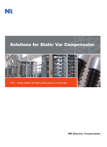 Solutions for Static Var Compensator