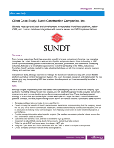 Client Case Study: Sundt Construction Companies, Inc.