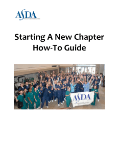 Starting A New Chapter How-To Guide
