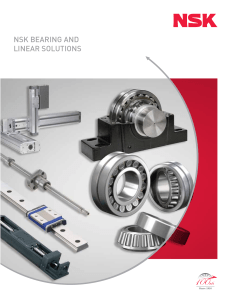 NSK BEARING AND LINEAR SOLUTIONS