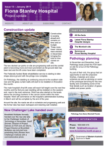 Fiona Stanley Hospital Project update