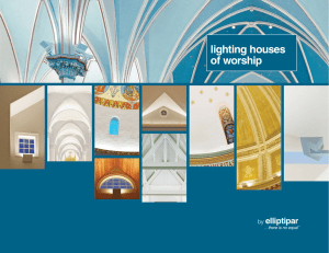 lighting houses of worship