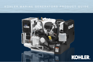 kohler® marine generators product guide