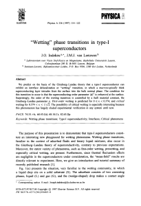 Wetting phase transitions in type