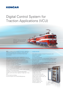 Digital Control System for Traction Applications (VCU)