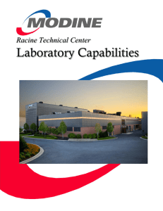 Laboratory Capabilities Brochure