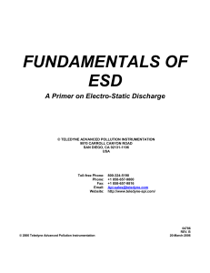 fundamentals of esd