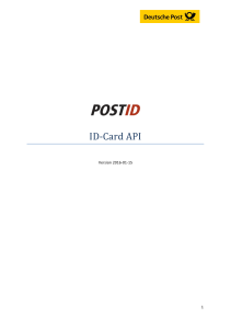 ID-Card API - Deutsche Post