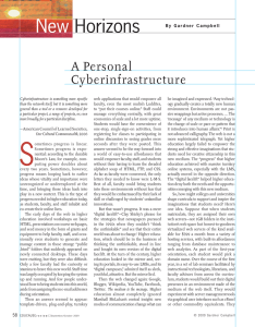 A Personal Cyberinfrastructure