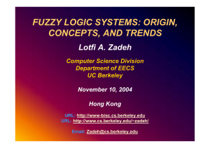 Fuzzy Logic Systems: Origin, Concepts, And Trends