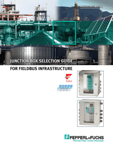 Junction Box Selection Guide for Fieldbus