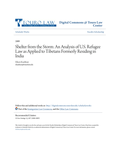Shelter from the Storm: An Analysis of U.S. Refugee Law as Applied