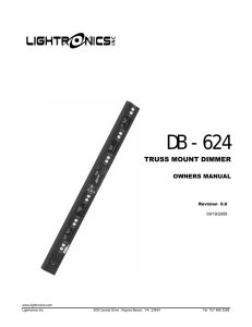 Manual - Lightronics