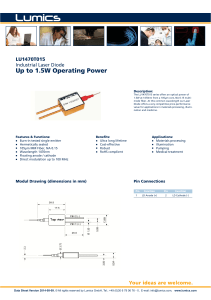 Up to 1.5W Operating Power