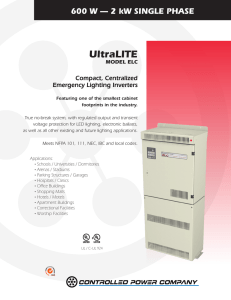 UltraLITE - Controlled Power Company