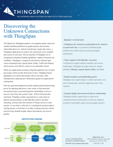 Discovering the Unknown Connections with ThingSpan