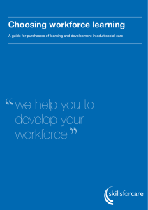 we help you to develop your workforce