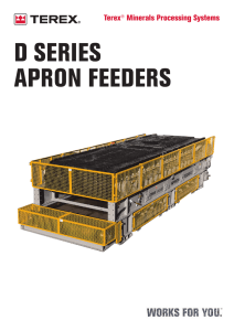 d series apron feeders