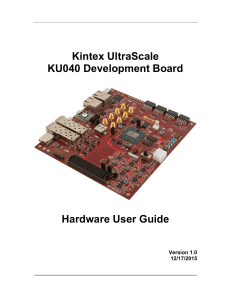 Kintex UltraScale KU040 Development Board Hardware User Guide