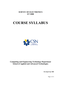 course syllabus - Computer Graphics Home