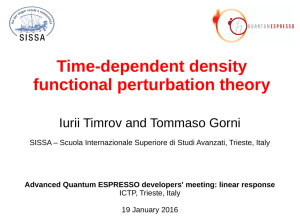 Time-dependent density functional perturbation theory