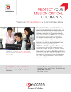 PROTECT YOUR MISSION-CRITICAL DOCUMENTS.