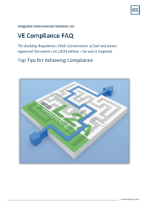 VE Compliance FAQ - Integrated Environmental Solutions