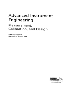 Advanced instrument engineering : measurement, calibration