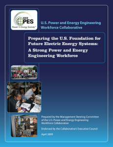 Preparing the U.S. Foundation for Future Electric Energy Systems: A