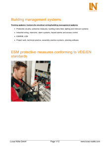 ESM 5 Protection using RCDs in accordance with DIN VDE standards