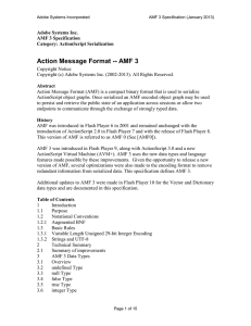 AMF 3 Specification