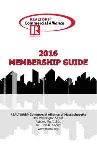 RCAMA Membership Guide - REALTORS Commercial Alliance of