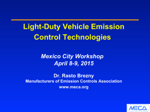 Light-Duty Vehicle Emission Control Technologies