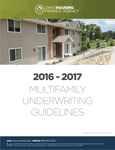 Multifamily Underwriting Guidelines
