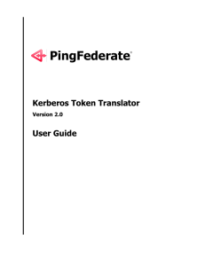 Kerberos Token Translator User Guide