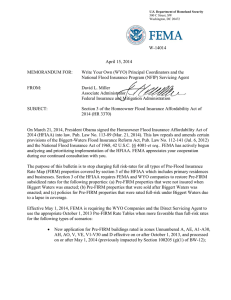 FEMA Bulletin W-14014