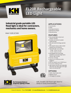 FL20R Rechargeable LED Light