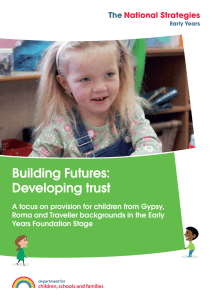Building Futures: Developing trust - A focus on